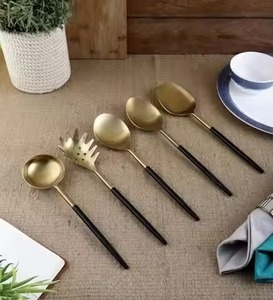 Elegant <b>Buffet</b> Salad Serving Set Premium Stainless Steel Hospitality Essentials - Product Image 4