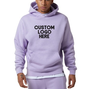 Sudadera con Capucha de Forro Polar para Hombre, con Logotipo Personalizado, Estilo Delgado, de Alta Calidad, Nueva Moda, Oversize, Teñido Liso, Técnica Puff, Felpa Francesa 100% - Product Image 1
