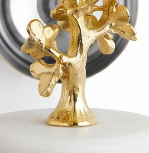 Bol décoratif en métal doré de luxe, artisanal, pièce maîtresse pour une table à manger élégante, salon, cuisine et décoration intérieure - Product Image 2