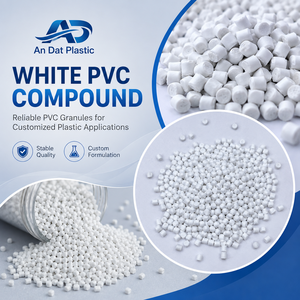 Hose Layer PVC Pellets for White Flexible Products and Hose Production Customized PVC Compound OEM/ODM An Dat <b>Plastic</b> - Product Image 1