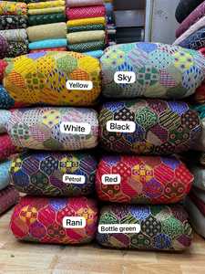 Wholesale 44 Inch Heavy Work <b>Embroidery</b> Fabric Luxury Stone Work Dress <b>Material</b> 55 Inch Panna Premium Quality Textile Factory - Product Image 5