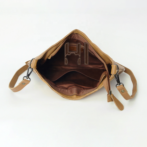 Bolso Tote de Cuero Occidental Hecho a Mano de Primera Calidad con Correa Cruzada Ajustable - Product Image 4