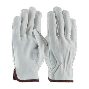 Gants de travail de sécurité industrielle confortables en cuir de vachette ignifuge et anti-choc pour les conducteurs, la construction et les usages généraux - Product Image 1