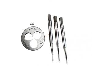 Jeu de tarauds et filières BSW de haute qualité 1/16\" pour bijoutiers, outils et équipements essentiels pour la fabrication de bijoux, à utiliser pour la fabrication de bijoux - Product Image 1