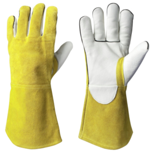 Gants de soudure et de jardinage en cuir de chèvre certifié économique, résistants à la chaleur et au feu, qualité supérieure, personnalisables, haute qualité - Product Image 2