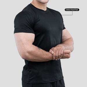 T-shirt de sport pour homme, été, prix bas, haute qualité, jersey polyester, t-shirt de compression, vêtement de sport. - Product Image 2