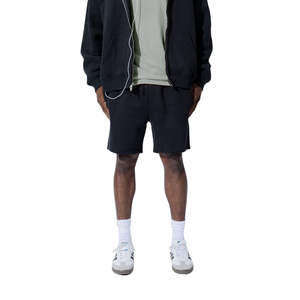 <b>Men</b> Solid Color Cotton Bermuda <b>Shorts</b> <b>With</b> <b>Elastic</b> <b>Waist</b> And Pockets Casual Style For Everyday Wear - Product Image 3