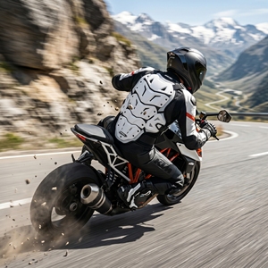 Protection dorsale professionnelle impex pour moto tout-terrain, respirante, homologuée CE, pour la protection des lombaires - Product Image 4