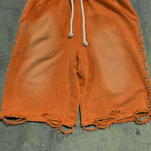 Pantalones Cortos Holgados de Doble Cintura para Verano, Pantalones Casuales, OEM Personalizados, Pantalones Cortos Holgados de Doble Cintura para Hombre - Product Image 3