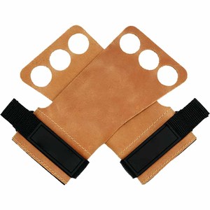 Poignées de musculation professionnelles en cuir pour entraînement croisé, fitness, tractions, exercices de gym, protection des paumes - Nayab Industries - Product Image 1