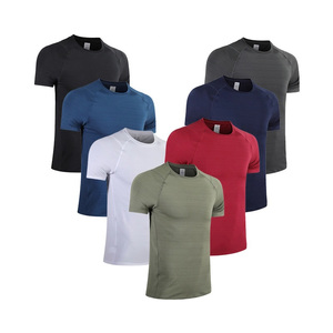 Wholesale Personalized <b>Polyester</b> Jersey <b>Tshirt</b> Custom Men's Sport T-shirt Plain Gym Raglan Short Sleeve Athletic Men's T-shirts - Product Image 4