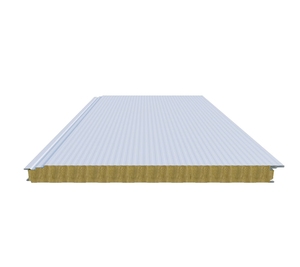 Cách nhiệt tiết kiệm chi phí đá len t Rock Sandwich Panel tường bên ngoài cho cấu trúc nhà máy và dự án công nghiệp tường sử dụng - Product Image 1