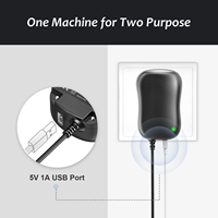 Alimentation universelle AC-DC 41W 6V-24V 1.5A avec port USB 5V 1A et 10 prises DC pour appareils électroniques tels que les moniteurs, les routeurs