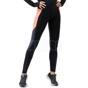 Leggings de sport taille haute pour femme, respirants, en cuir sublimé, personnalisables, avec taille élastique, pour le yoga - Product Image 3