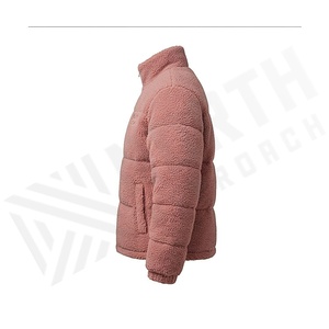 Hooded Quilted Waterproof <b>Bubble</b> Jacket Black Full Sleeve Winter Windproof Cotton Shell Knitted Fabric Polyester Filling Stand - Product Image 3