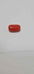 พลอยรูปไข่สีคอรัลอิตาลี คุณภาพดีกว่า พลอยเม็ดเดี่ยวสำหรับทำเครื่องประดับ ต่างหู แหวน - Product Image 5