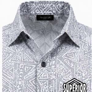 Fashion <b>Men's</b> Casual Printed Button Up Shirt with Elegant <b>Tailoring</b> and Soft Cotton Feel Affordable Shirt for <b>Men</b> - Product Image 3