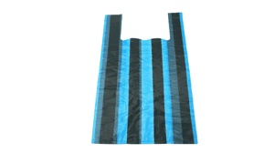 Logo personnalisé impression supermarché portable Shopping T-Shirt sac gilet non tissé - Product Image 3