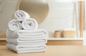 Grande serviette de bain et de toilette en pur coton 5 étoiles pour hôtel, 500-600 GSM - Product Image 3