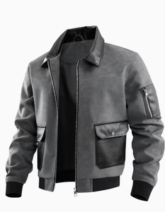 <b>Mens</b> <b>Suede</b> <b>Jacket</b> Elegant Casual Outerwear Durable Finish Stylish Fit OEM Custom Manufacturer Sample Service Available Premium - Product Image 3