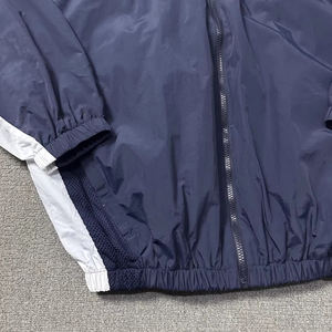 Ensemble 2 pièces coupe-vent et short de qualité supérieure, vente en gros, faible MOQ, fabrication sur mesure, ensembles coupe-vent brodés à fermeture éclair - Product Image 6