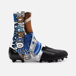 Customized Design American Football Sports Adult Youth Children Cleat Covers Spats Non-slip Shoe Covers Spike Football Cleats - Product Image 2