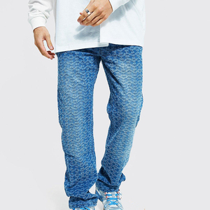 High Quality Denim Pants Regular Pants for <b>Men's</b> in New Design New Arrival Lightweight <b>Men</b> Denim Pants 2026 - Product Image 3