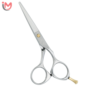 Gold Handle Hair Scissors Straight <b>Blade</b> Salon <b>Barber</b> Cutting Shears Decorative Styling Tool - Product Image 5