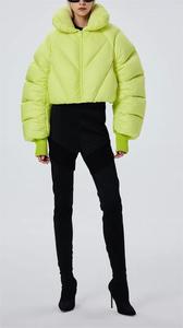 OEM Plus Size Full Zipper Waterproof Embroidered Womens Puffer <b>Jacket</b> Hood Warm Winter Outdoor Streetwear Bubble Design Custom - Product Image 2