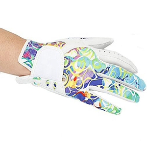 Breathable Full Finger Golf <b>Gloves</b> Green White Non-Slip <b>Moisture</b> Wicking Unisex Sports <b>Gloves</b> - Product Image 4
