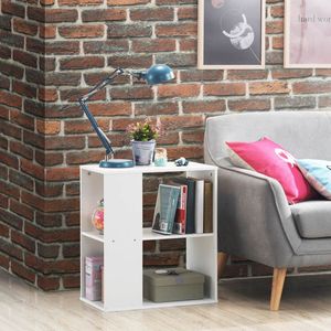 Tavolino a 3 livelli con spazio aperto per riporre oggetti e piedini imbottiti - Product Image 2