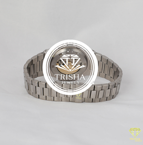 Reloj de Lujo con Diamantes para Hombre, Correa de Acero Inoxidable, Resistente al Agua, Reloj de Pulsera de Cuarzo, Esfera Azul, Colección - Product Image 2