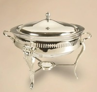 Chauffe-Plat de Luxe en Acier Inoxydable, Ensemble Buffet Professionnel, Réchaud Alimentaire pour Traiteur, Capacité 150L, Chauffage à la Vapeur pour Hôtels, Mariages et Événements