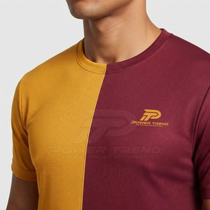Low MOQ Casual Athletic Wear <b>Men</b> Dry Fit T-Shirt Breathable <b>Stretch</b> Fabric Eco-Friendly 100% Cotton Round Neck Workout Running - Product Image 3