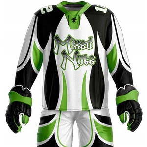 Nouvel uniforme de hockey sur glace à prix avantageux, 100% polyester, logo personnalisé, vêtements de sport haute performance, uniformes de hockey sur glace - Product Image 6