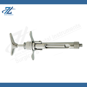 Jeringa Dental Autoaspirante Manual de Acero Inoxidable Zoha Surgico ZS-7008 OEM, Agarre Ergonómico, Certificación CE, Seguridad Clase I - Product Image 6