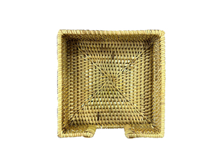 Plateau et panier de rangement multifonctionnels en rotin naturel tressé à la main, écologiques, pour l'organisation de la cuisine, de la salle de bain et de la table - Product Image 2