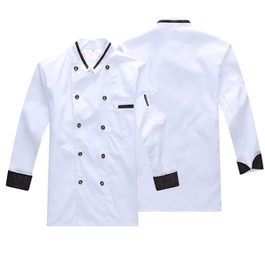 Uniforme de chef professionnel sur mesure pour hôtel et restaurant, vêtements de travail de cuisine durables en polyester et coton - Product Image 1