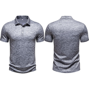 Polo de golf pour homme en coton et polyester 100% avec logo brodé et imprimé personnalisé en gros - Product Image 1