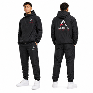 Traje Cortavientos Personalizado para Hombre, Conjunto Deportivo con Bloques de Color, Chaqueta y Pantalones con Logotipo Bordado, Proveedor de Ropa Deportiva, Ropa de Equipo para Exteriores, OEM - Product Image 2