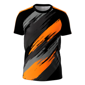 เสื้อฟุตบอลผู้ชายแบบสั่งทำพิเศษ เสื้อยืดทีมแข่งขันฟุตบอล ซับเหงื่อ แห้งเร็ว ผลิตจากโพลีเอสเตอร์ ผู้จำหน่ายชุดกีฬา - Product Image 1