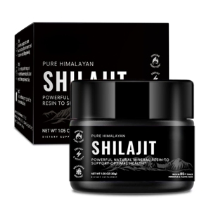 Resina de Shilajit del Himalaya en Venta, Shilajit Puro y Natural Rico en Ácido Fúlvico para Energía y Vitalidad, Apoyo para Hombres y Mujeres - Product Image 1