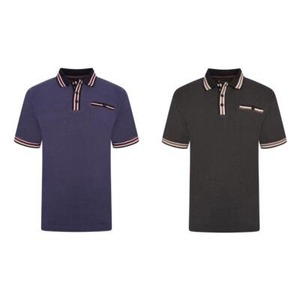 Camiseta de Golf de Manga Corta para Hombre, de Alta Calidad, Antiarrugas, Tejido Sólido, 100% Algodón, con Logotipo Personalizado - Product Image 5