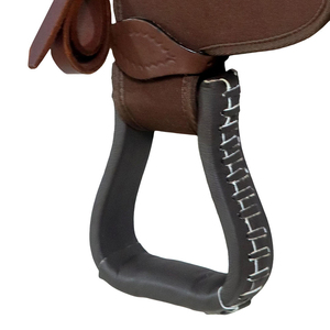 Selles d'équitation en cuir les plus vendues, sièges en cuir sur mesure, selles de cheval en cuir à vendre, selle fabriquée au Pakistan, prix OEM pas cher - Product Image 2