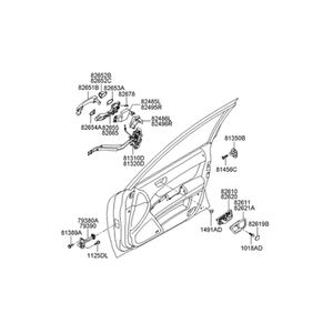 Repuestos y Accesorios para Autos y Camionetas Sonata Nuevo Otro Lado Derecho 826653K000 - Product Image 2