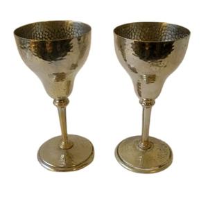 Verre à vin isotherme en acier inoxydable de fabrication indienne, gobelet, logo personnalisé, style européen, pour bar, hôtel et mariage, en provenance d'Inde - Product Image 1