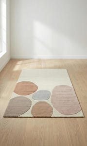 Tapis moderne contemporain tufté à la main avec dos antidérapant pour la décoration intérieure résidentielle - Product Image 5