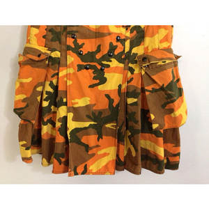 Kilts écossais utilitaires cargo camouflage orange pour hommes – Vente en gros 2026 - Product Image 6