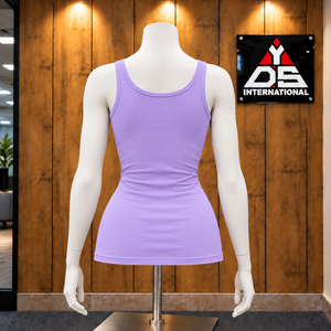 <b>Women</b>’s Casual Breathable <b>Knitted</b> <b>Tank</b> <b>Top</b> Sleeveless Fitted Casual <b>Top</b> Clean Round Neck Slim Fitted Everyday Wear For <b>Tank</b> <b>Top</b> - Product Image 2