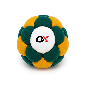 Oxva Industries Custom <b>Hacky</b> <b>Sack</b> Ball Footbag | Plush & Artificial Leather | Hand-Stitched Juggling Kick Ball - Product Image 3